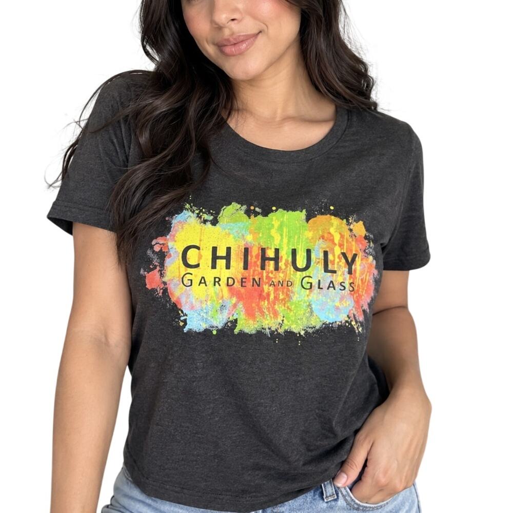 Chihuly Garden and Glass Graphic Tee Large Seattle Museum Art Shirt
